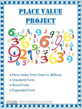 Preview of Place Value Project
