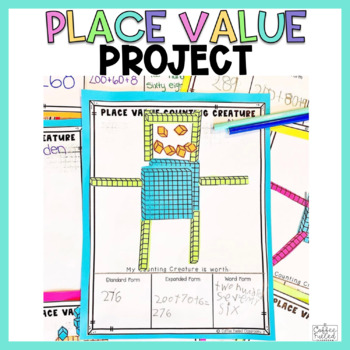 Preview of Place Value Project | Place Value Math Craft