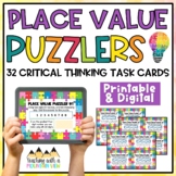Place Value Puzzler Task Cards