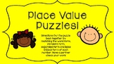 Place Value Puzzles (Two Digit)