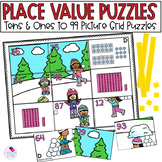 Winter Place Value - Tens and Ones - Math Centers