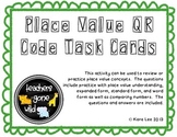Place Value QR Code Task Cards