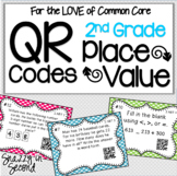 Place Value QR Codes 2nd Grade {Common Core}