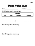 Place Value Quiz