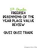 Place Value Quiz Quiz Trade