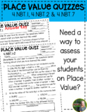 Place Value Quizzes | 4th Grade