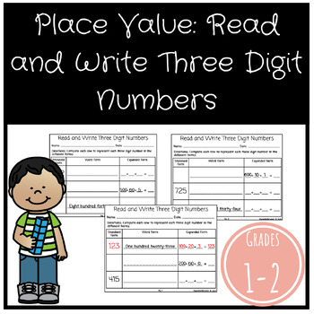 Preview of Place Value: Read and Write Three Digit Numbers