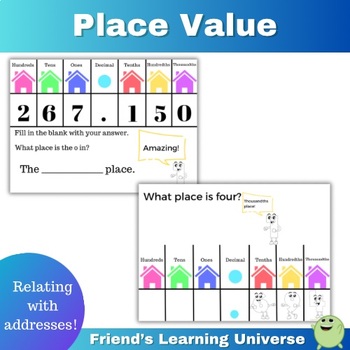 Preview of Place Value: Relating by Comparing to Addresses