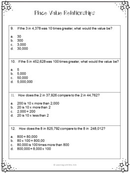 homework & practice 1 2 place value relationships answers