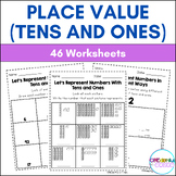 2-Digit Place Value Worksheets (Tens and Ones Worksheets)
