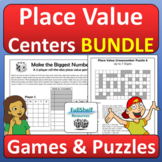 Place Value Review Fun Math Centers or Early Finisher Acti