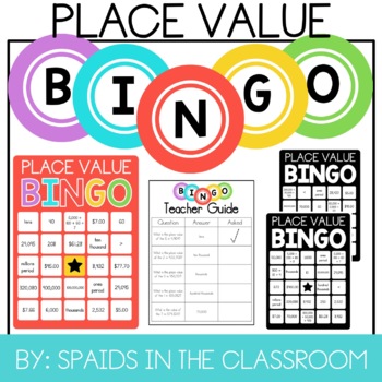 Place Value Review Games for Grade 4 by Spaids in the Classroom ...
