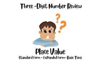 Preview of Place Value Review (Three Digit Numbers)