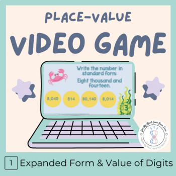 Preview of Place Value Review | Video Game | Volume 1