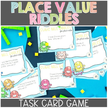 Preview of Place Value Task Cards  Value of a Digit Task Cards Activity