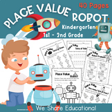 Place Value Robot | Place Value of Tens and Ones Worksheet