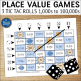 Place Value Roll and Cover Math Games