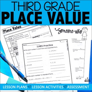 Preview of Place Value & Rounding Third Grade