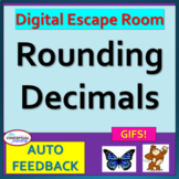 Place Value - Rounding Decimals DIGITAL Escape Room Activity