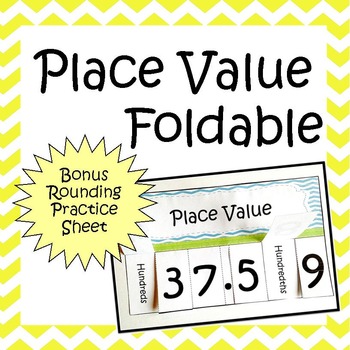 Preview of Place Value & Rounding Decimals Foldable