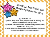 Place Value, Rounding, and Comparing Whole Numbers Task Cards