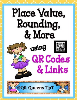 Preview of Place Value, Rounding, and More using QR Codes/Links Listening Center