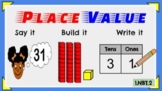 Place Value: Say it, Build it, Write it