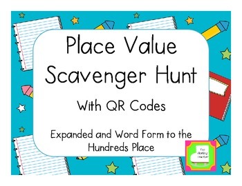Preview of Place Value Scavenger Hunt Activity - Free
