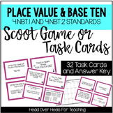 Place Value Scoot Game {Task Cards} 4.NBT.1 & 4.NBT.2