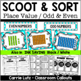 Place Value Scoot to 120 with Odd & Even Sort