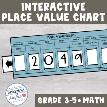 Preview of Place Value Slider | Interactive Place Value Chart | Whole Numbers & Decimals