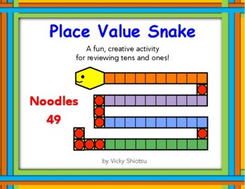 Preview of Place Value Snake