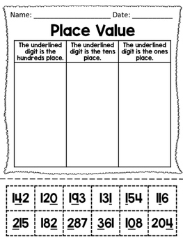Place Value Sort by Pineapple Bliss | Teachers Pay Teachers