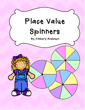 Preview of Place Value Spinners