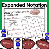 Place Value, Standard and Expanded Form Games and Workshee