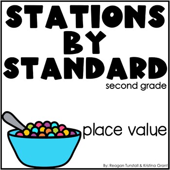 Preview of Place Value Stations Second Grade