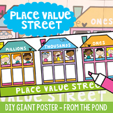 Place Value Street Classroom Poster