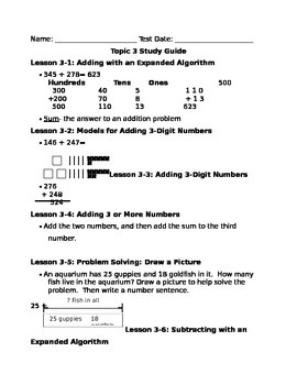 Preview of Place Value Study Guide