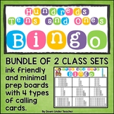 Place Value TO and HTO Base-10 Bingo Bundle - 2 Class Game