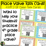 Place Value (4.NBT.2) Task Cards with QR codes
