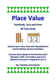 Place Value Task Cards: 42 Common Core Aligned for 2.NBT.A