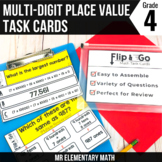 Place Value Task Cards 4th Grade Math Centers