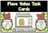 Place Value Task Cards - Differentiated