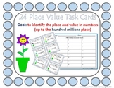 Place Value Task Cards - Hundred Millions