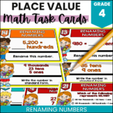 Place Value Task Cards | Renaming Numbers | Grade 4