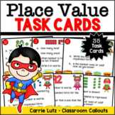 Place Value Task Cards | SUPERHERO MATH