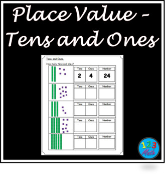 Preview of Place Value - Tens & Ones Worksheets