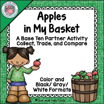 Preview of Place Value Activity Tens and Ones Apples
