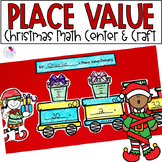 Place Value Tens and Ones - Christmas Math Center - Game - Craft
