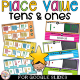 Place Value Tens and Ones Digital Activities for Google Slides